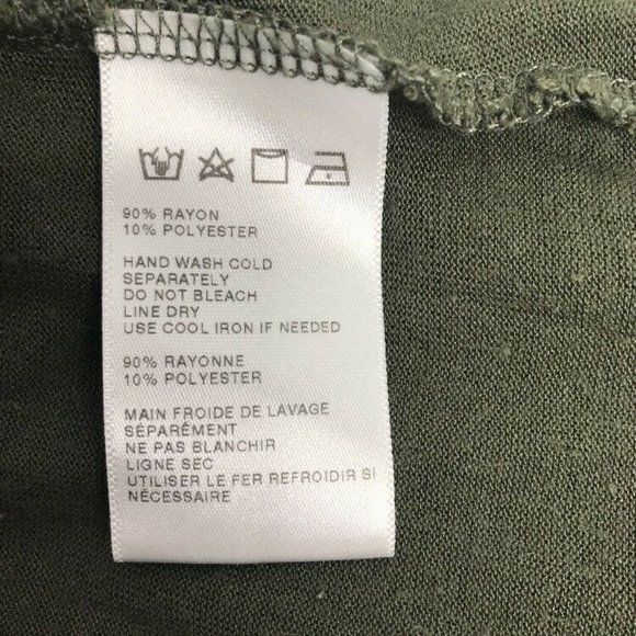 Anthropologie Silence+Noise Size XS Olive Green - Picture 6 of 6